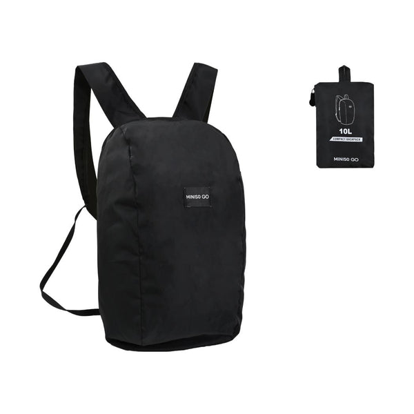 Miniso Go Series 10L Foldable Backpack(Black)