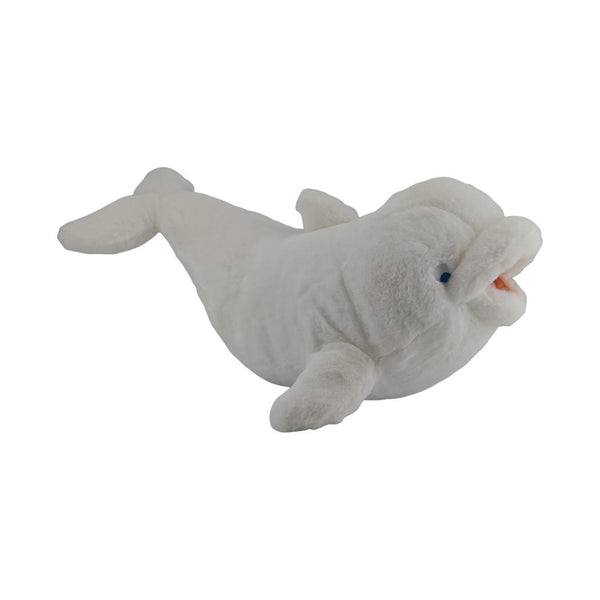 23.5in. Ocean Plush Toy (Open Mouth)(White Dolphin)