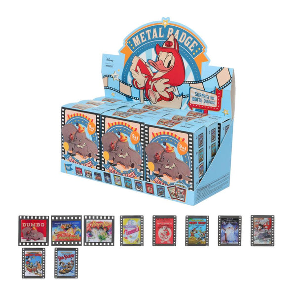 Disney Collection Retro Poster Metal Badge Surprise Box