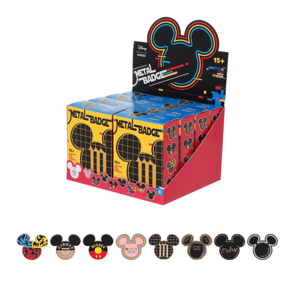 Disney Mickey Collection Mickey's Head Metal Badge Surprise Box