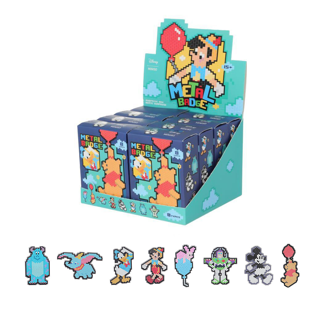 Disney Pixel Style Metal Badge Surprise Box – Miniso Pakistan