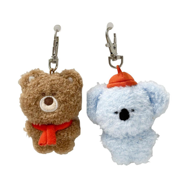 Gift Bear Chubby Collection 3in. Couple Plush Pendant (Gift Bear & Koala)