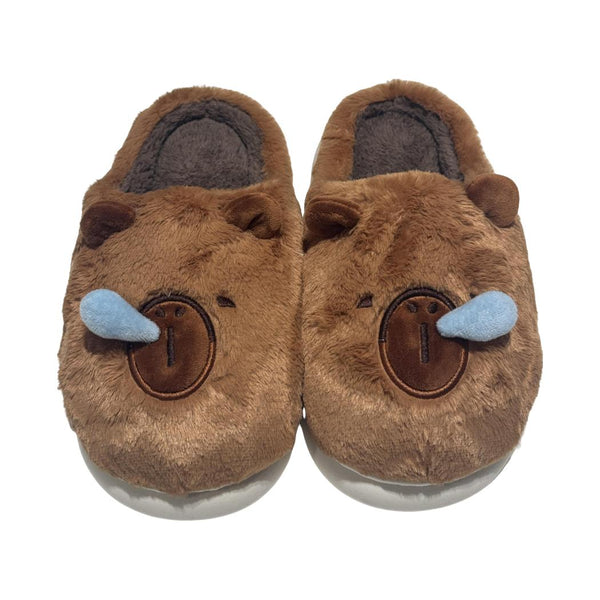 (MIMIBARA,37-38) Make a Friend Series Plush Slippers