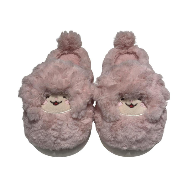 (cici, Pink,37-38) Make a Friend Series Plush Slippers
