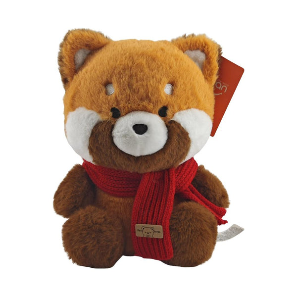 Mini Wish Messenger Collection Plush Toy(Sitting-posture Red Panda)