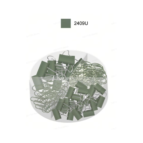 Minimalism Retro Collection Office Mini Stationery Set (Blackish Green)