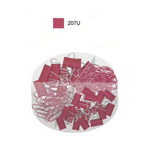 Minimalism Retro Collection Office Mini Stationery Set (Wine Red)