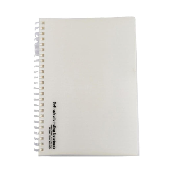 Transparent White Collection A5 PP Soft Wire-bound Book (80 Sheets)