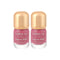Pack Of 2 | Golden Cap Oil-based Nail Polish(08 Rose Pink)