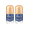 Pack Of 2 | Golden Cap Oil-based Nail Polish(15 Starlight Blue)