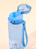 Bouncing Tritan Bottle with Strap 700ml (Blue)