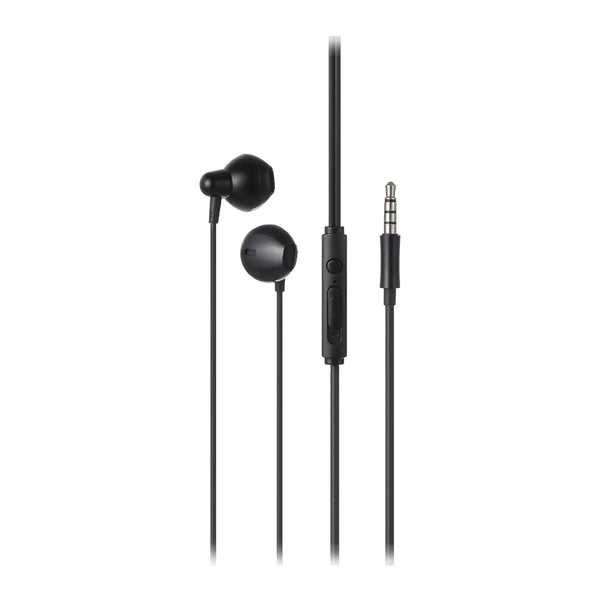 3.5mm Metal Half-in-ear Earphones (Black)