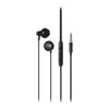 3.5mm Metal Half-in-ear Earphones   (Black)