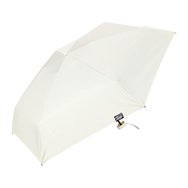 Pocket Sunscreen Umbrella with Flat Ribs(Off-white)