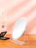 Oval Double Sided Rotation Vanity Mirror (2×Magnification)