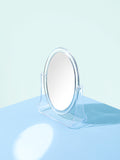 Oval Double Sided Rotation Vanity Mirror (2×Magnification)