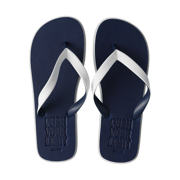 (Blue, 40) Minimalist Series Men's Flip Flops