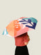 Flowers Pattern Light Sunscreen Umbrella(Pink)