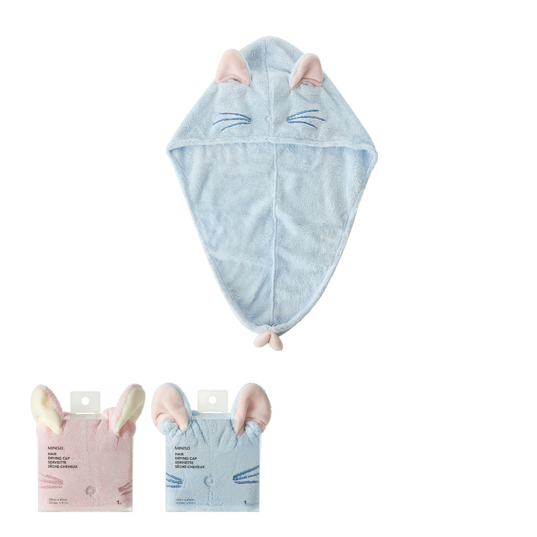 Kitten Soft Hair Drying Cap – Miniso Pakistan