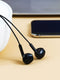 Classic Half-in Ear Earphones for Music  Model: HF230 (Black)