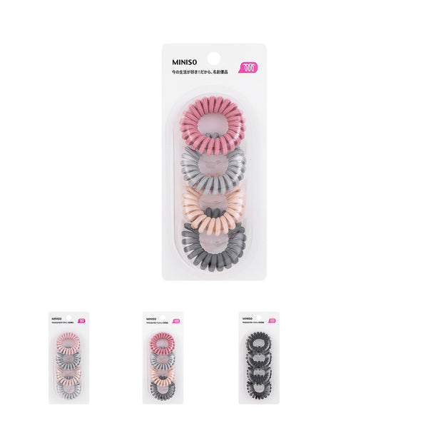 4.0 Spiral Hair Ties (4pcs)