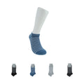 Striped Men's Low-Cut Socks (3 Pairs)