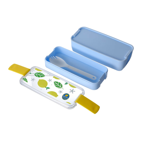 Lemon Day Double Layer Bento Box (750mL)（Blue）