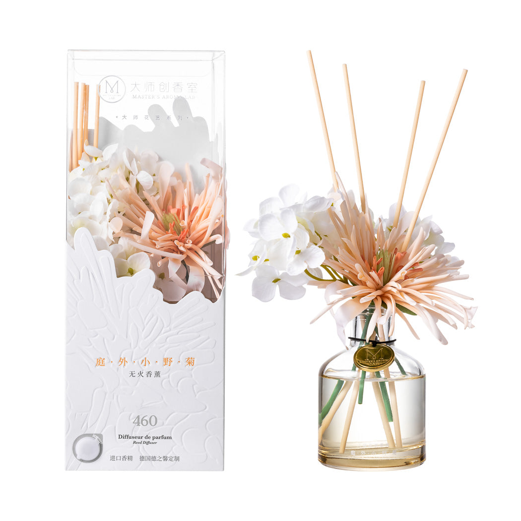 MINISO Master Floral Art Series Reed Diffuser (Wild Chrysanthemum, 120 ...