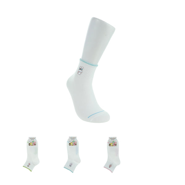 Hello Kitty and Friends Women's Embroidery Ankle Socks