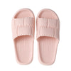 (Pink,37-38) Fashion Petal Bathroom Slippers