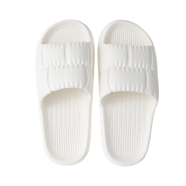 (White,35-36) Fashion Petal Bathroom Slippers