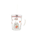 We Bare Bears Collection 5.0 Glass Cup with Straw (400mL)(Ice Bear)
