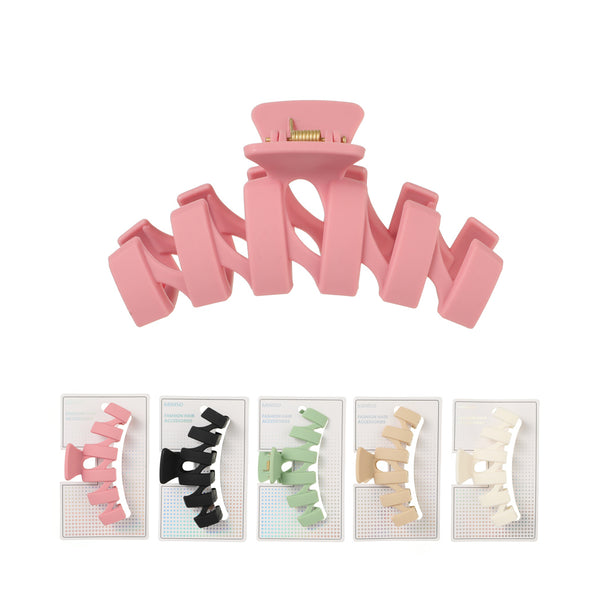 Basic Series Wavy Claw Clip (1 pc)