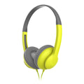 3.5mm Color Blocking Wired Headset  Model: 22P10(Gray & Yellow)