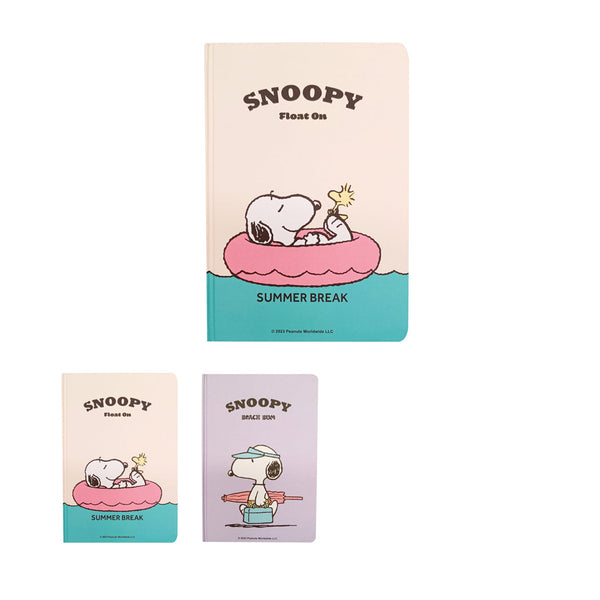 Snoopy Summer Travel Collection A5 Blank Paper Hardcover Book (64 Sheets) (2 Assorted Models)