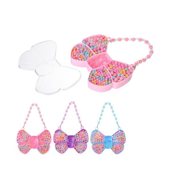 Lovely Series Bowknot Kids' Beaded DIY Set