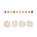 Color Series Small Hair Claw Clips (10 pcs)