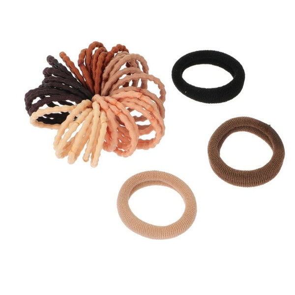 Basic Series Hair Ties with Square Container (48 pcs)