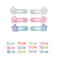 Contrast Color Fluorescent Hair Clips (3 pcs)