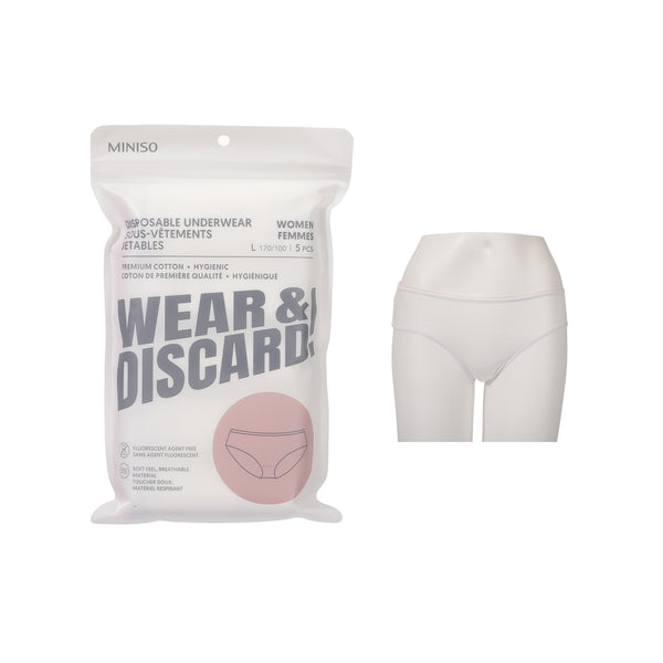 Women's Disposable Underwear (5 pcs)(L)