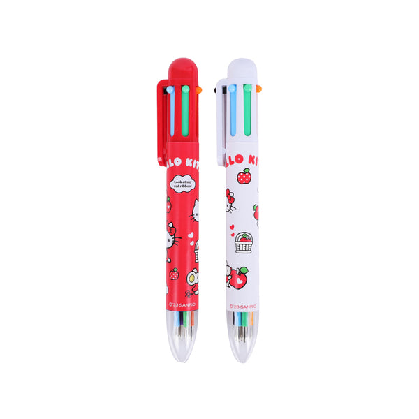 Hello Kitty Apple Season Series 6-Color Ballpoint Pen PDQ
