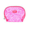 Barbie Collection Translucent Cosmetic Bag(Rose Red)