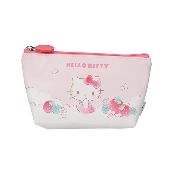Sanrio characters Strawberry Collection Cosmetic Bag(Pink,Hello Kitty)