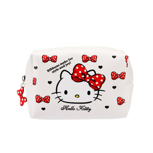 Hello Kitty Bow Cosmetic Bag(Red)