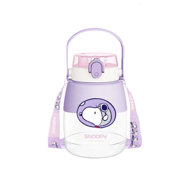 Snoopy the Little Space Explorer Collection Plastic Bottle with Shoulder Strap (1300mL)