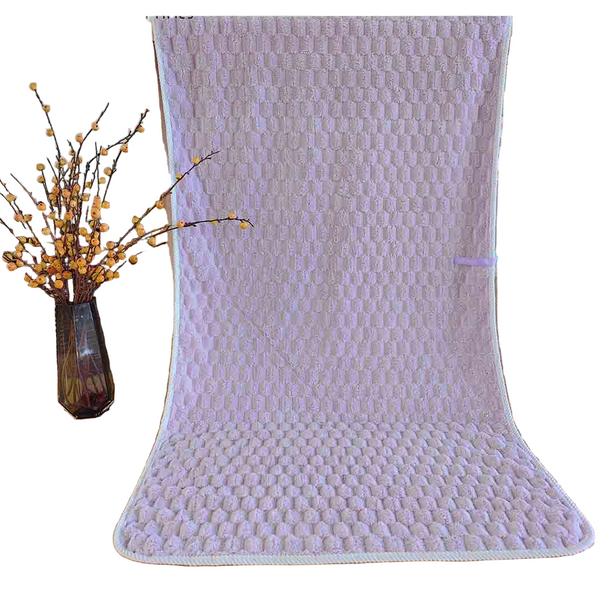 Coral Fleece Soft Bath Towel (Purple)
