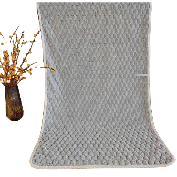 Coral Fleece Soft Bath Towel (Gray)