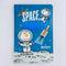 Snoopy the Little Space Explorer Collection A5 Leather-Cover Book (80 Sheets, Blue) PDQ