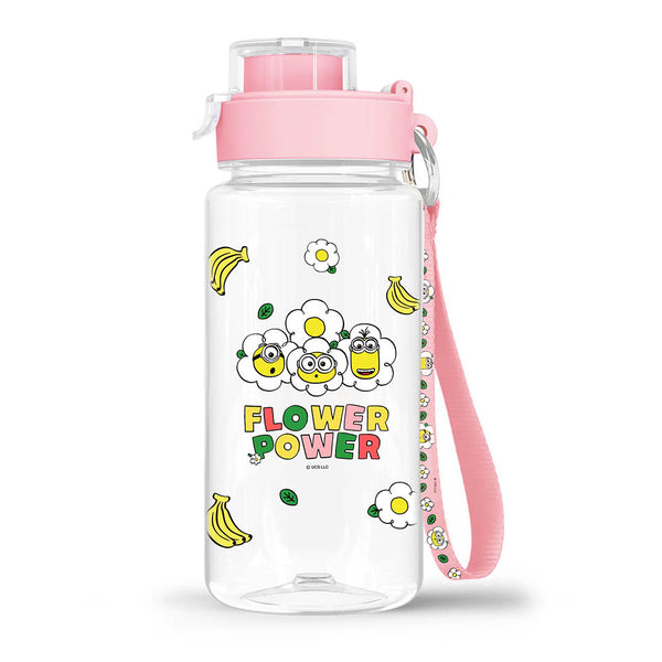 Daisy Minions Collection Plastic Bottle with Strap (640mL)(Pink)