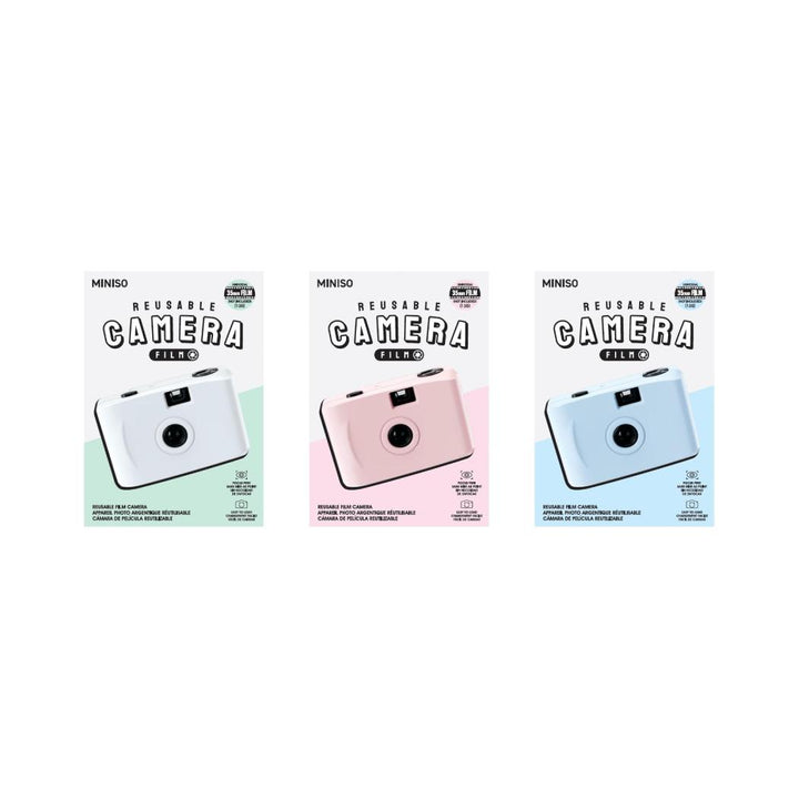 Solid Color Series Reusable Film Camera (Model: XY-OT531) – Miniso Pakistan